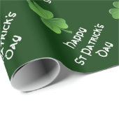Sint-Patricks dag groene shamrock Cadeaupapier (Rol Hoek)
