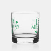 Sint-Patricks dag laat de Shenanigans Iers beginne Whisky Glas (Links)