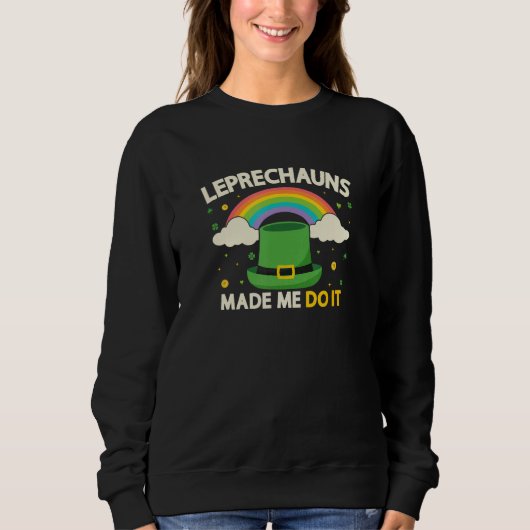 Sint Patrick's dag Leprechauns liet me het voor tw Trui (Voorkant)