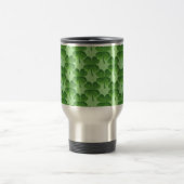 Sint Patrick's dag Lucky Shamrocks Clover Pattern Reisbeker (Center)