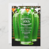 Sint-Patricks Dag Mijlpaal op Birthday Party Kaart (Voorkant)