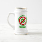 Sint Patrick's dag niet zoenen Bierpul (Links)