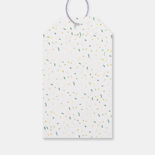 Sint patrick's dag verjaardag bedankt cadeaulabel (Achterkant)