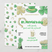 Sint-Patrick's dag viering Kaart (Voorkant / Achterkant)