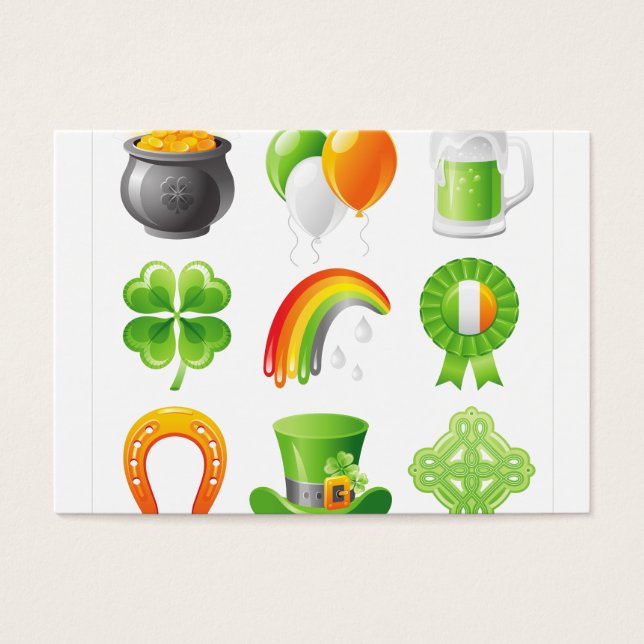 sint - patricks dag visitekaartje (Voorkant)
