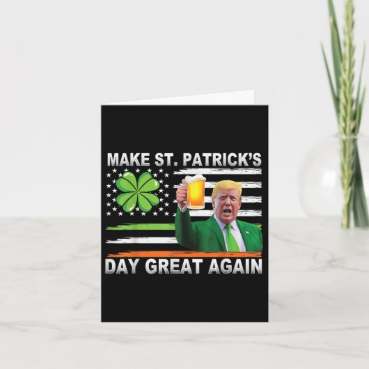 Sint-Patricks dag weer geweldig Kaart (Voorkant)