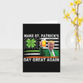 Sint-Patricks dag weer geweldig Kaart (Gele Bloem)