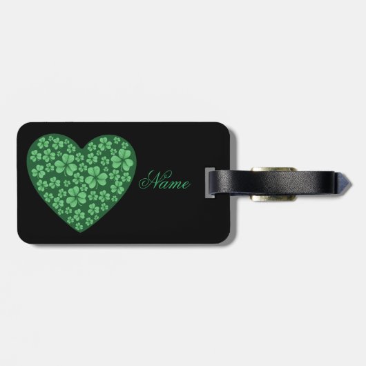 Sint Patrick's Day Bagagelabel (Achterkant horizontaal)