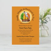 Sint-Patricks Day Beer & Flag geeft berichtpartij Kaart (Staand voorkant)