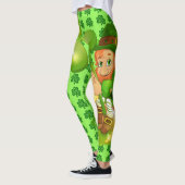 Sint Patrick's Day Big Leprechaun Leggings (Links)