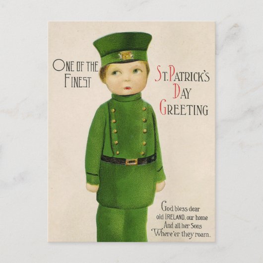 Sint Patrick's Day Briefkaart (Voorkant)