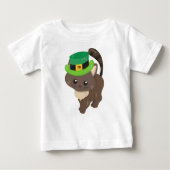 Sint Patrick's Day, bruine kat, Pet Leprechaun (Voorkant)