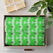 Sint-Patrick's Day Butterfly-document Tissuepapier (Geschenk)