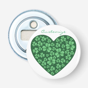 Sint Patrick's Day Button Flesopener
