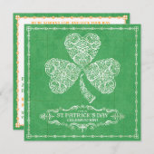 Sint-Patrick's Day Celebration Invitation Kaart (Voorkant / Achterkant)