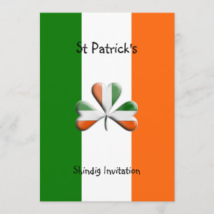 Sint-Patrick's Day Celebration Party Kaart