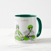 Sint Patrick's Day Children, Vintage Mok (Voorkant rechts)