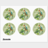Sint Patrick's Day Classic Round Sticker (Vel)