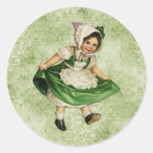 Sint Patrick's Day Classic Round Sticker