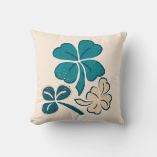 Sint Patrick's day Clover Shamrock Drawing Kussen