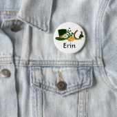 Sint Patrick's Day Design Ronde Button 5,7 Cm (In situ)