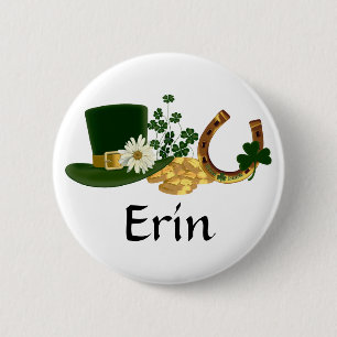 Sint Patrick's Day Design Ronde Button 5,7 Cm