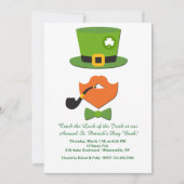 Sint-Patrick's Day Disguise Invitation Kaart (Voorkant)