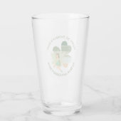 Sint-Patrick's Day Distress Shamrock Irish Fairy Glas (Achterkant)