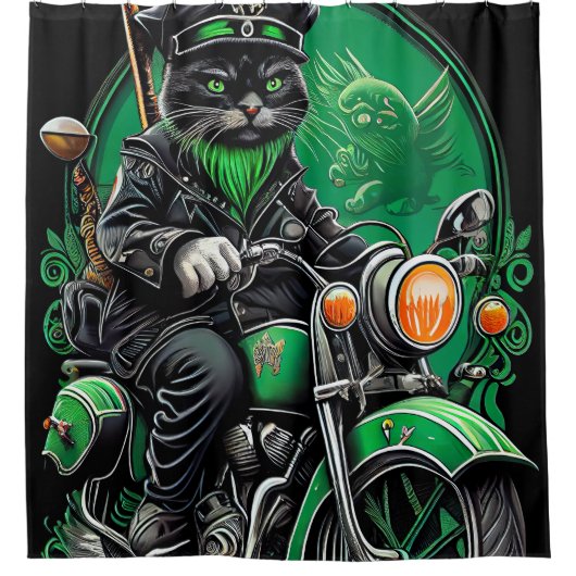 Sint Patrick's Day Douchegordijn (Voorkant)