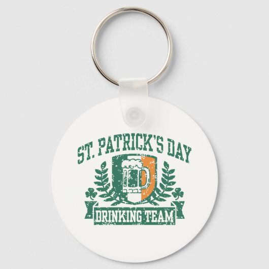 Sint-Patrick's Day Drink team Sleutelhanger (Voorkant)