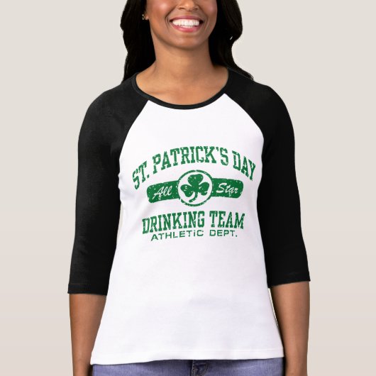 Sint-Patrick's Day Drink team T-shirt (Voorkant)