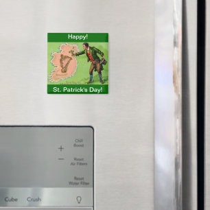  Sint Patrick's Day Erin's Isle Magneet