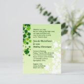 Sint-Patrick's Day Family Holiday Party Shenanigan Kaart (Staand voorkant)