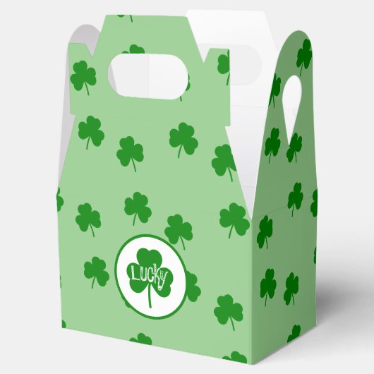 Sint Patricks Day Favor Box Bedankdoosjes (Geopend)