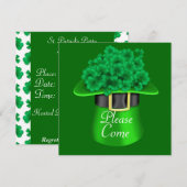 Sint-Patricks Day-feestdagen Kaart (Voorkant / Achterkant)