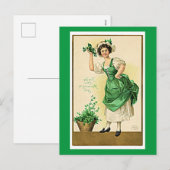 Sint Patrick's Day Feestdagenkaart (Voorkant / Achterkant)