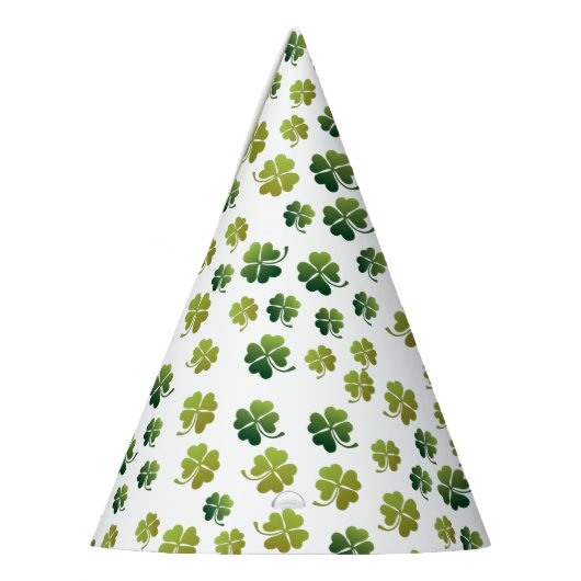 Sint Patrick's Day geluksklaver Feesthoedjes (Links)