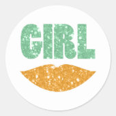 Sint Patrick's Day Gender Rekalving Stickers (Meis (Voorkant)