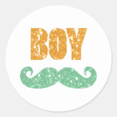 Sint-Patrick's Day Gender Reopenbaart Stickers (Bo (Voorkant)