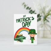 Sint Patrick's Day giften Briefkaart (Staand voorkant)