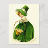  Sint Patrick's Day Girl Briefkaart (Voorkant)