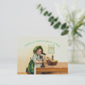  Sint Patrick's Day Girl Briefkaart (Staand voorkant)