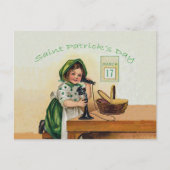  Sint Patrick's Day Girl Briefkaart (Voorkant)