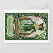Sint Patrick's Day Girl Briefkaart (Voorkant)