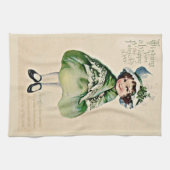 Sint Patrick's Day Girl Theedoek (Horizontaal)