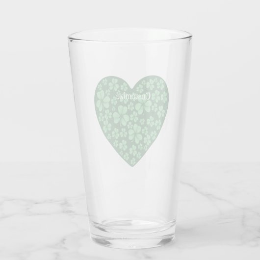 Sint Patrick's Day Glas (Achterkant)