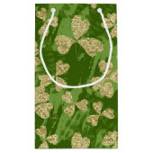 Sint Patrick's Day Golden clovers party Klein Cadeauzakje (Achterkant)
