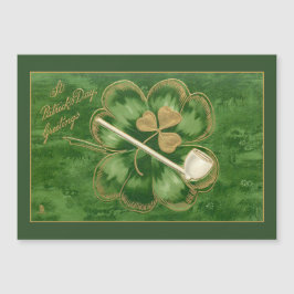 Sint Patrick's Day Greeting met Shamrock