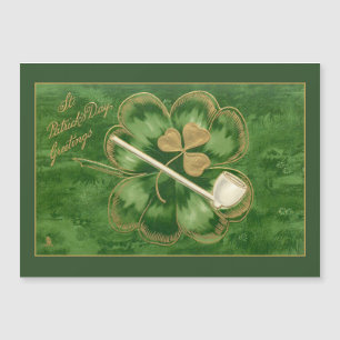 Sint Patrick's Day Greeting met Shamrock