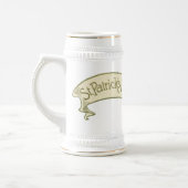 Sint Patrick's Day Greetings Golden Banner Bierpul (Links)